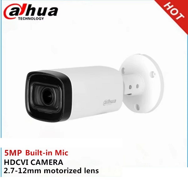 Telecamera bullet HDCVI IP67 5 megapixel 16:9 ottica motorizzata 2.7-12 mm Starlight IR 60mt